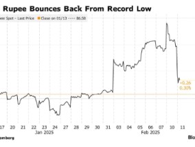 央行疑似强力干预提振汇率 印度卢比创两年多来最大涨幅