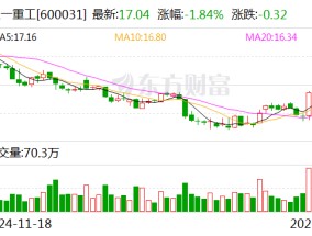 三一重工：筹划发行H股并在港交所上市